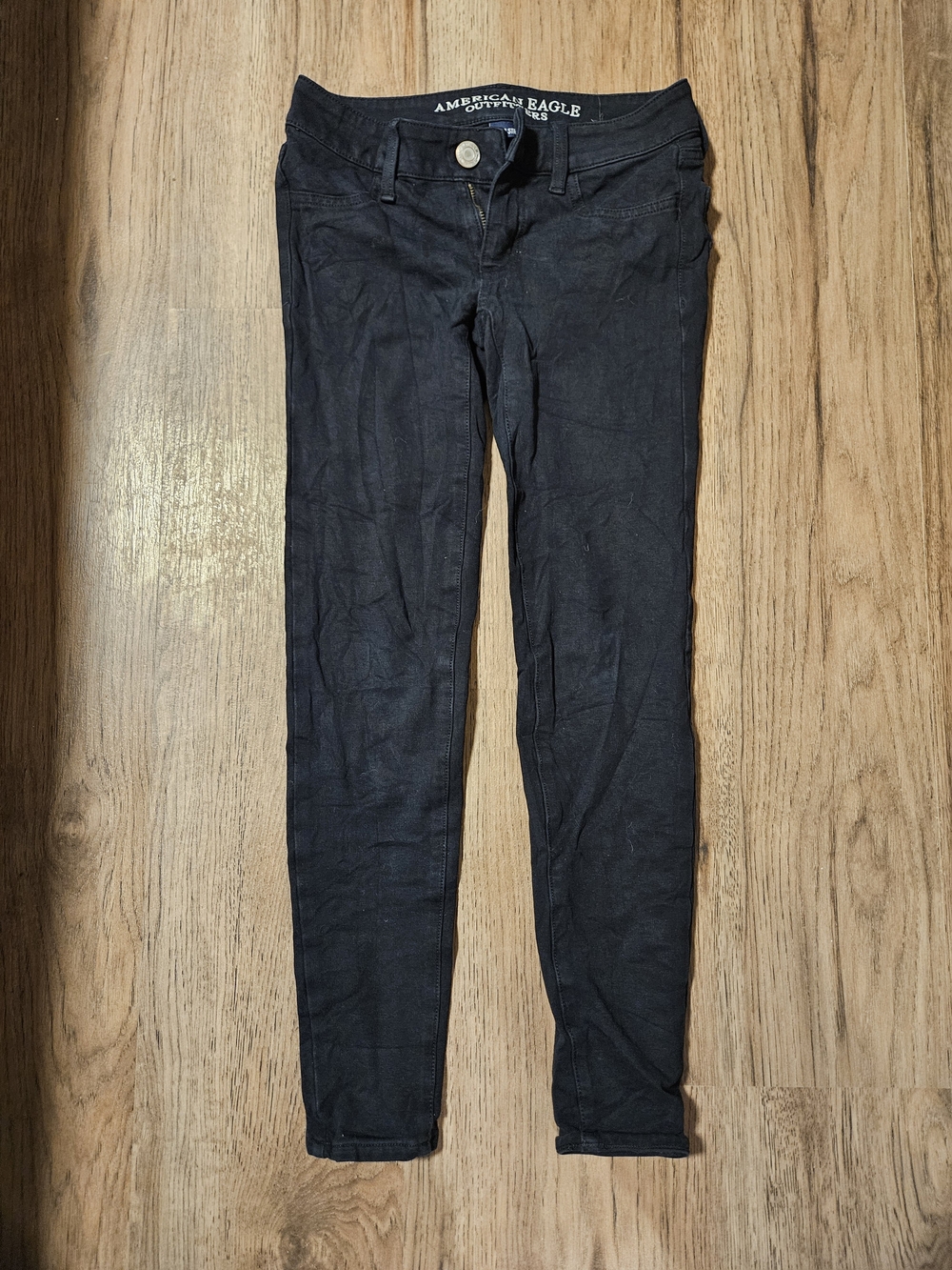 American Eagle Outfitters Black Super Stretch Knit Jeggings